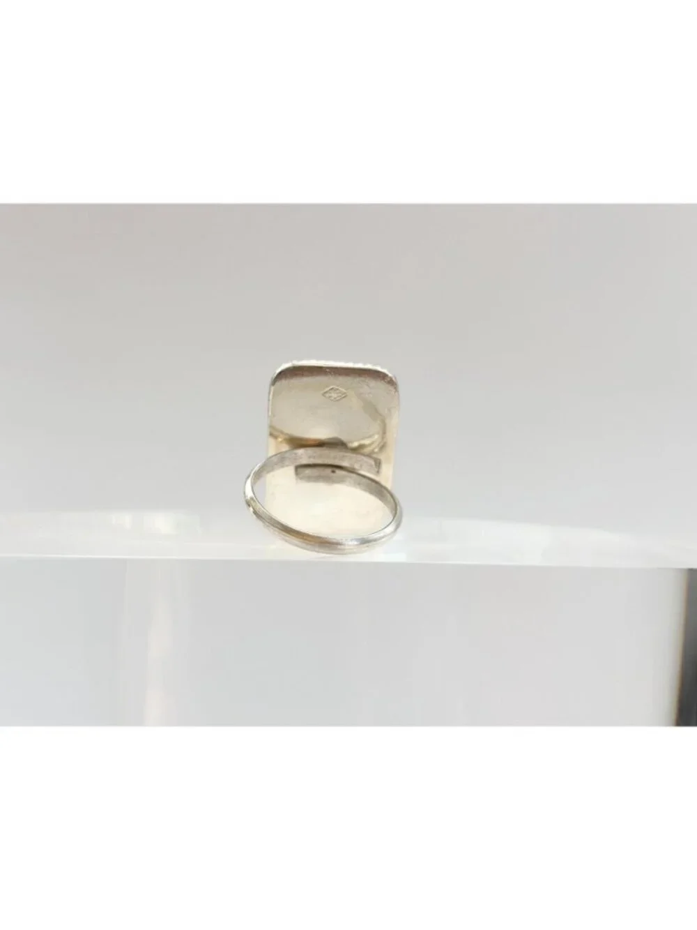 Carnelian Gemstone Minimalist Sterling Silver 925 Vintage Ring - sz 6.25